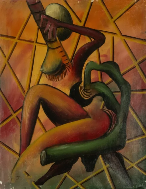 130 La mujer a la guitarra sin cuerdas