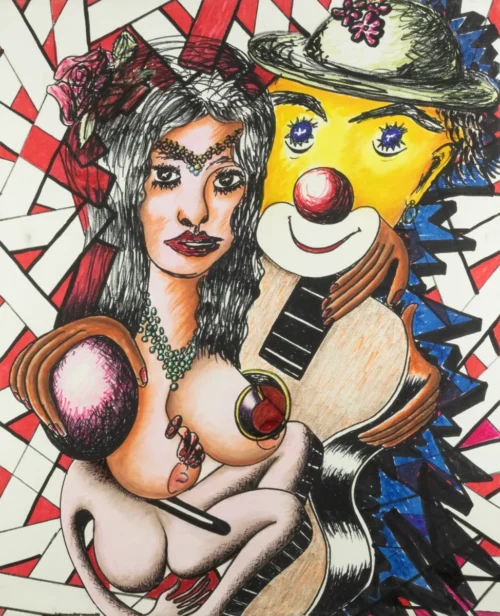 EL PAYASO Y LA GITANA MADRE