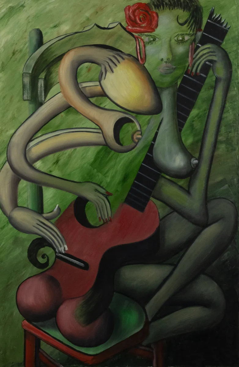 El espíritu de la guitarrista