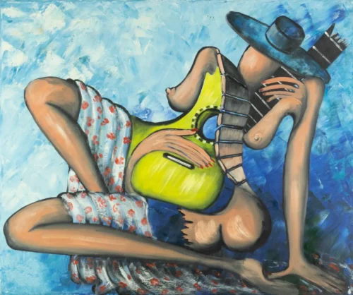 La guitarrista flamenca