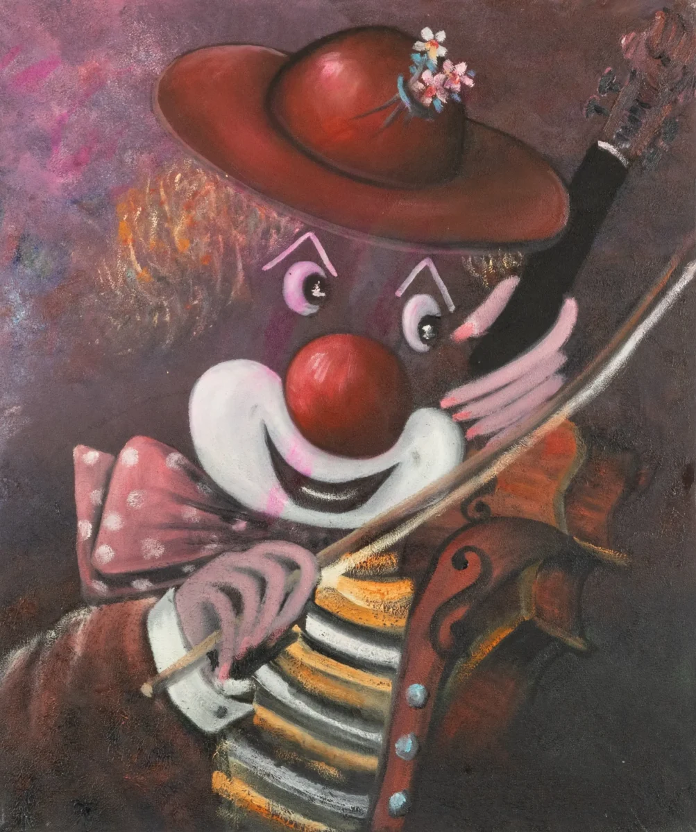 LE PETIT CLOWN AU CHAPEAU ROUGE