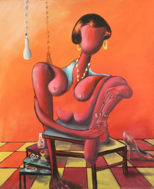 MADAME PREND SON PIED