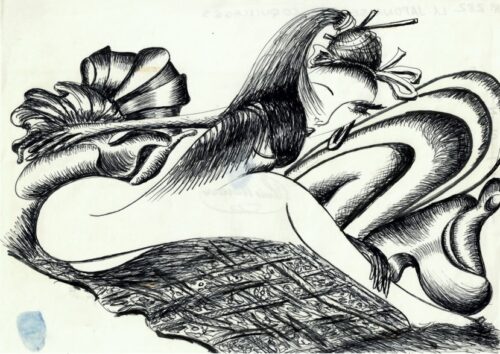 La japonaise aux coquillages