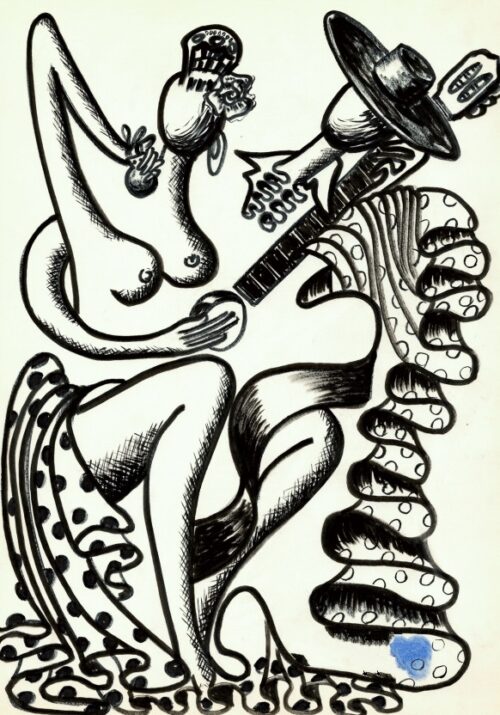 La bailarina y el guitarrista