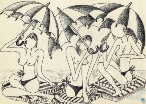 LAS 3 SILFIDAS A LA PLAYA