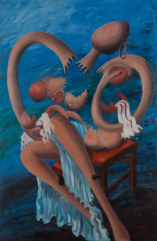 La madre a los gemelos