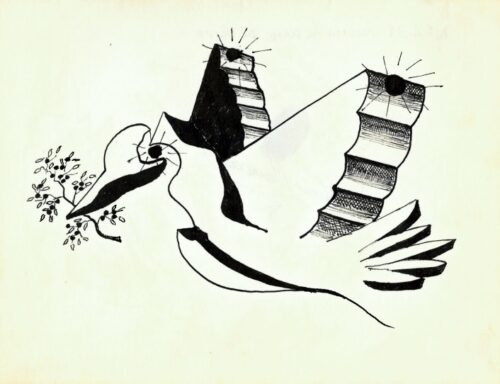 431d Paloma al ramo de olivo