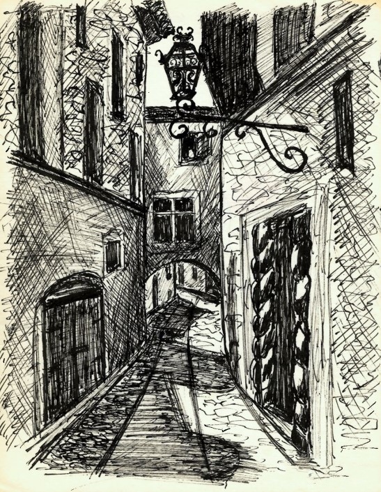 Una calle de St. Paul de Vence
