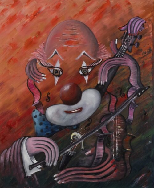 L’auguste chauve au violon