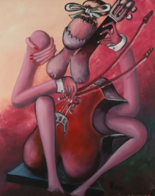 ARMONIOSA COCOTA AL VIOLONCELLO