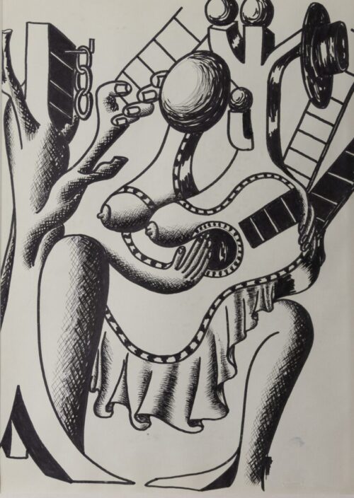 La femme à la guitare