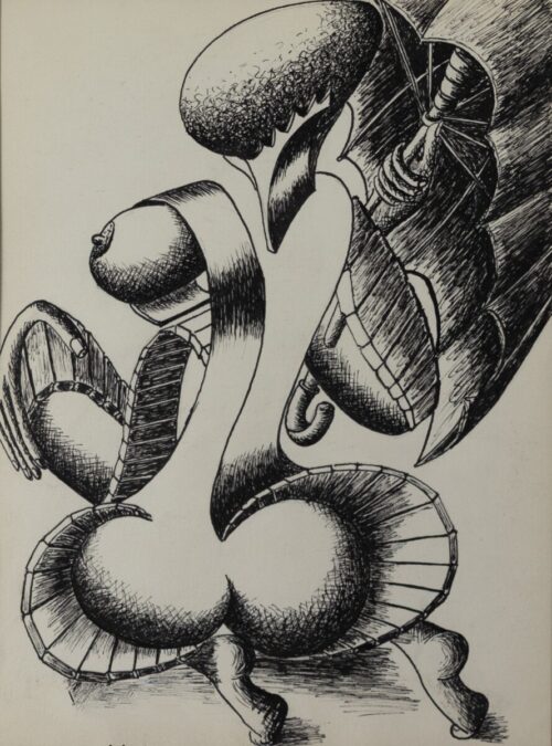 La femme au parapluie