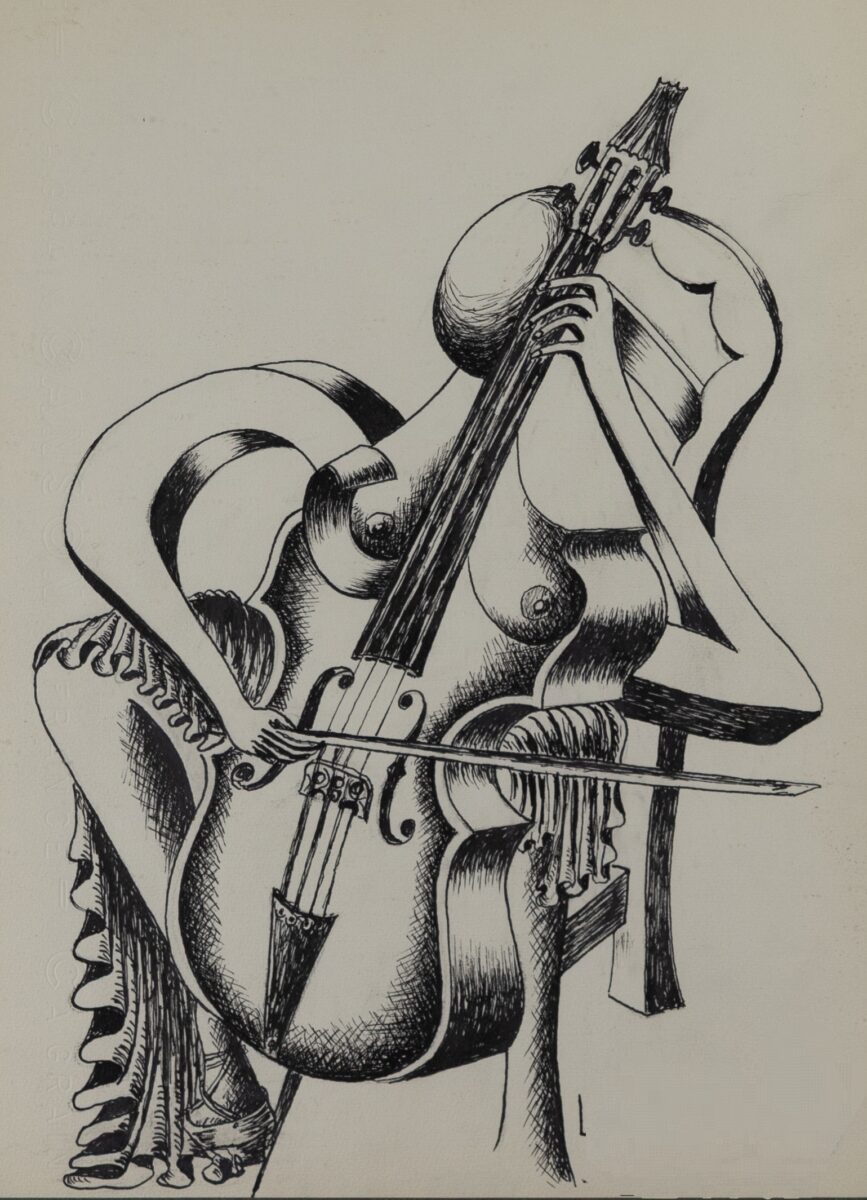 La mujer al violoncelo