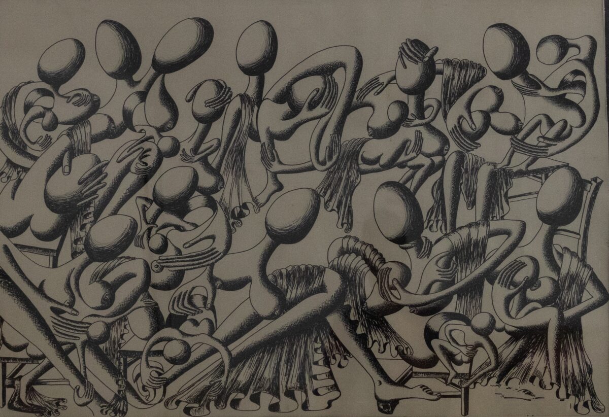 Armoniosa caricia de mujer