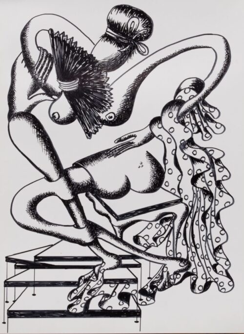 602d LA DAME À L'ÉVENTAIL