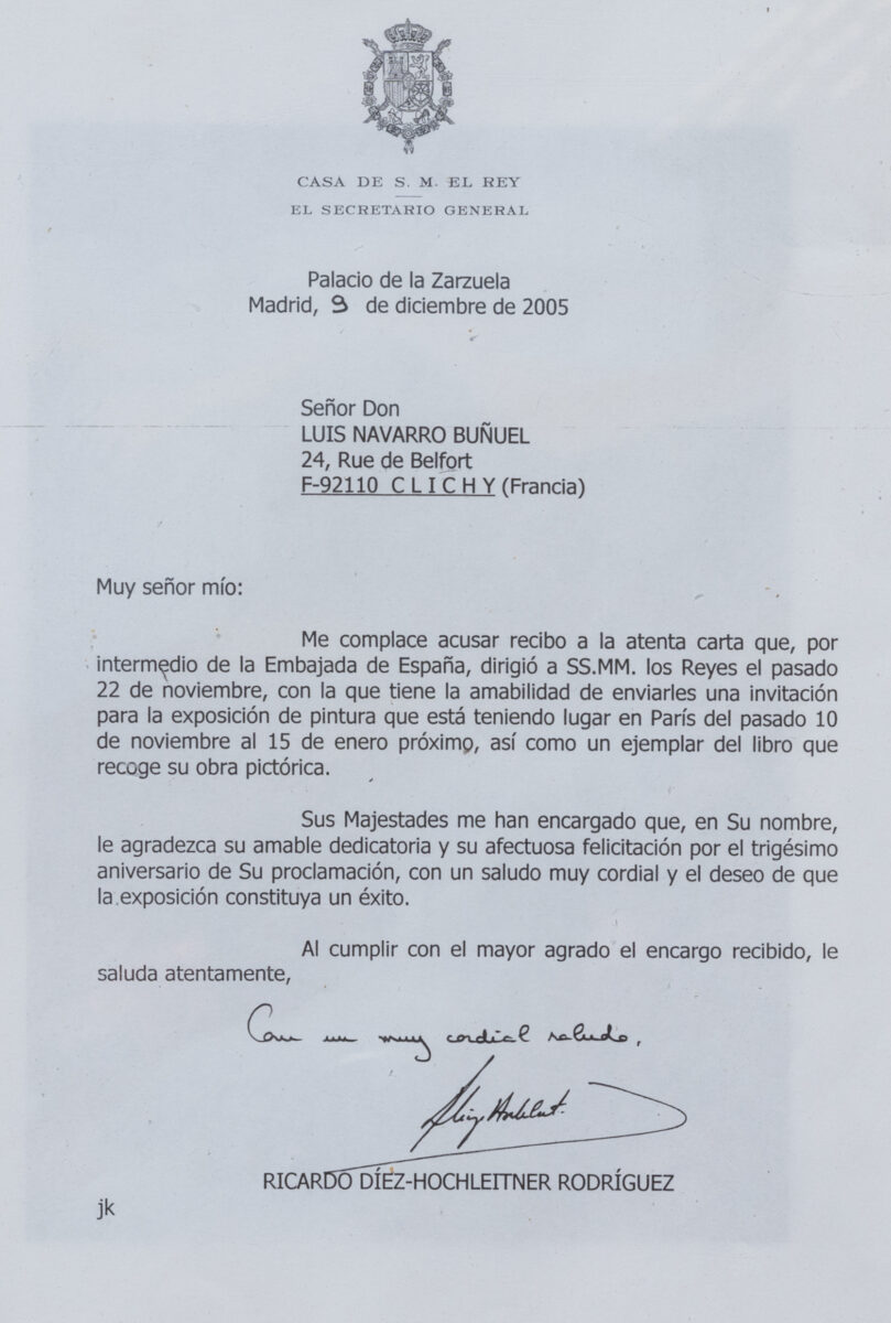 ΩRecognition from the Spanish Royal House (2005)