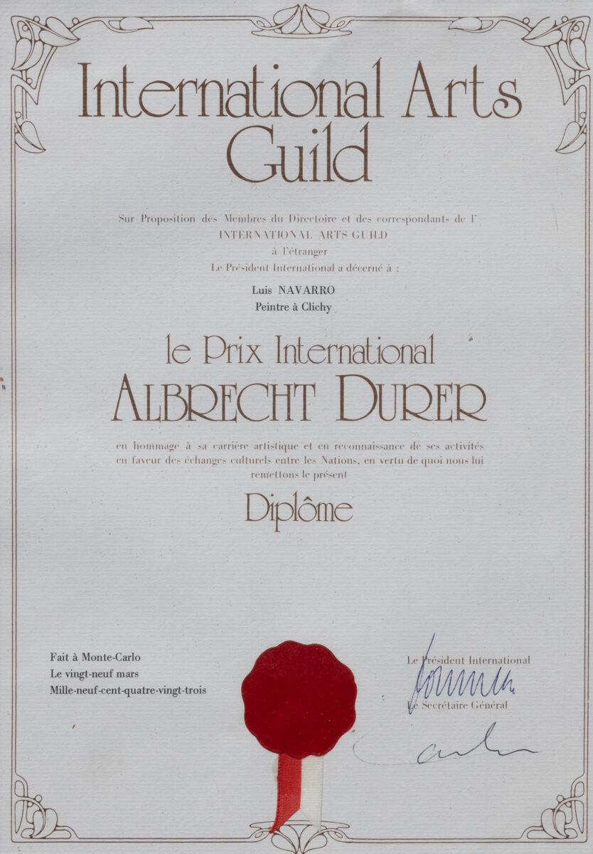 ΩThe International Albrecht Dürer Prize – Monte Carlo, 1983